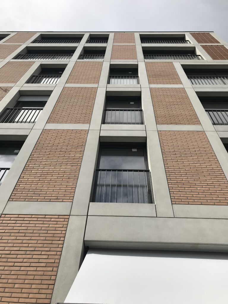 Backsteine an Fassade