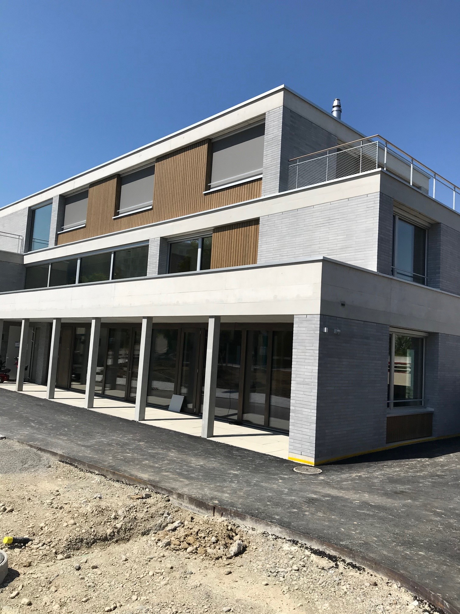 Klinkerfassade hell
