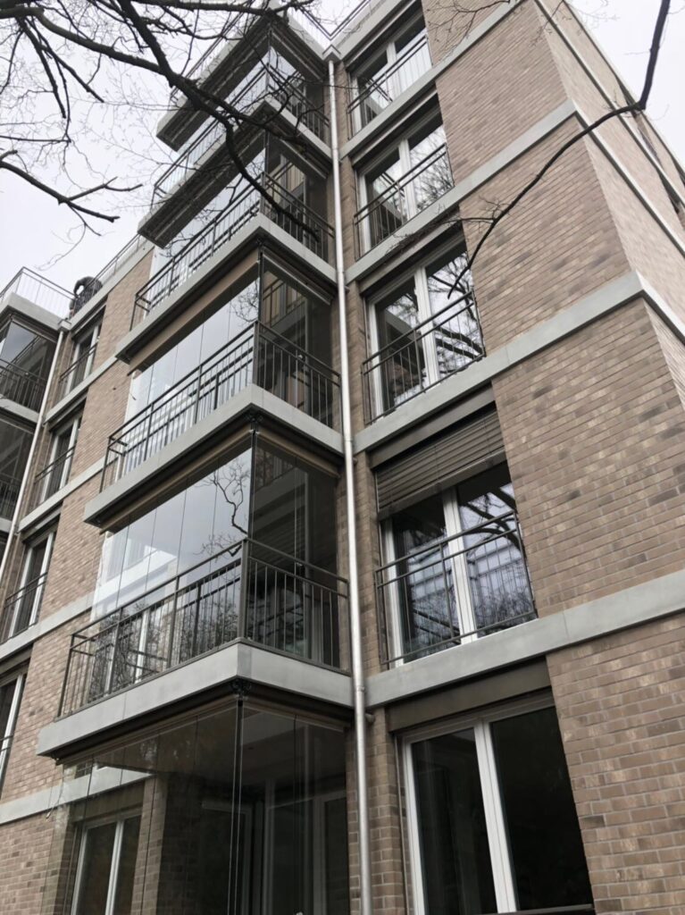 Klinkerriemchen auf Fassade in Basel