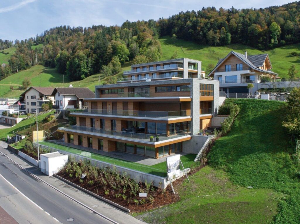 Steinfassade Schönenfurt Morgarten