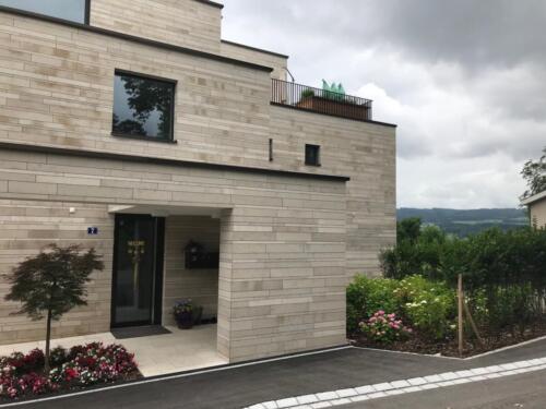 Fassade Jurakalk in Uster