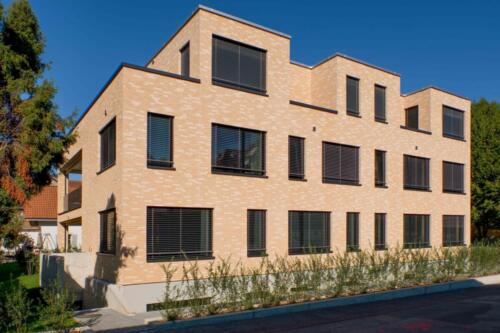 Klinkerfassade zweifarbig