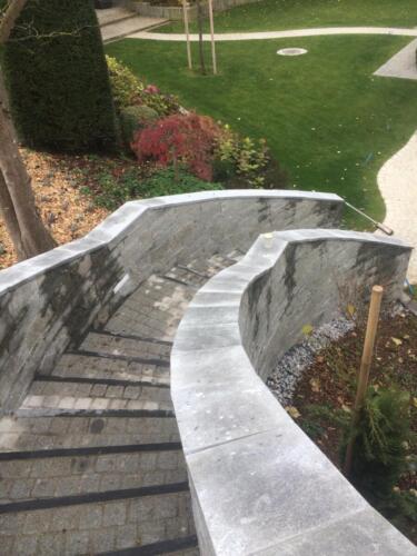 Treppe aus Naturstein